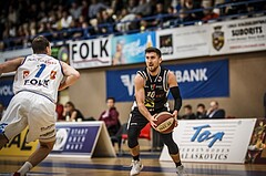 Basketball, ABL 2018/19, Grunddurchgang 19.Runde, Oberwart Gunners, Flyers Wels, Djordjije Mumin (10)