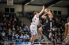 Basketball, ABL 2018/19, Grunddurchgang 19.Runde, Oberwart Gunners, Flyers Wels, Davor Lamesic (7)