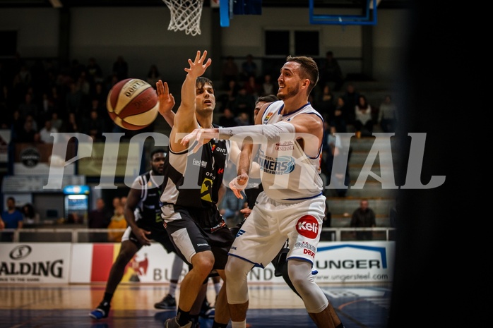 Basketball, ABL 2018/19, Grunddurchgang 19.Runde, Oberwart Gunners, Flyers Wels, Hayden Thomas Lescault (11)