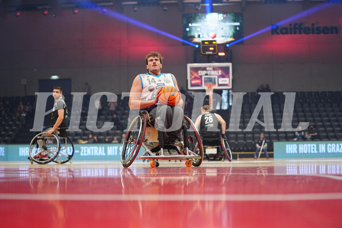 Basketball Austria Cup 2025, Final Four, Rollstuhl BB Cup Finale,  Flinkstones Graz vs Sitting Bulls Klosterneuburg


