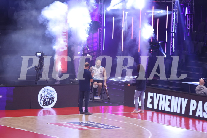 19.01.2025, Graz, Raiffeisen Sportpark, Rollstuhl BB Cup 2025, Finale, Flinkstones Graz vs Sitting Bulls Klosterneuburg,  