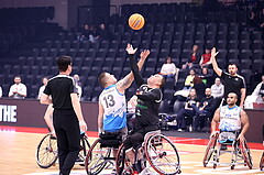 19.01.2025, Graz, Raiffeisen Sportpark, Rollstuhl BB Cup 2025, Finale, Flinkstones Graz vs Sitting Bulls Klosterneuburg,  