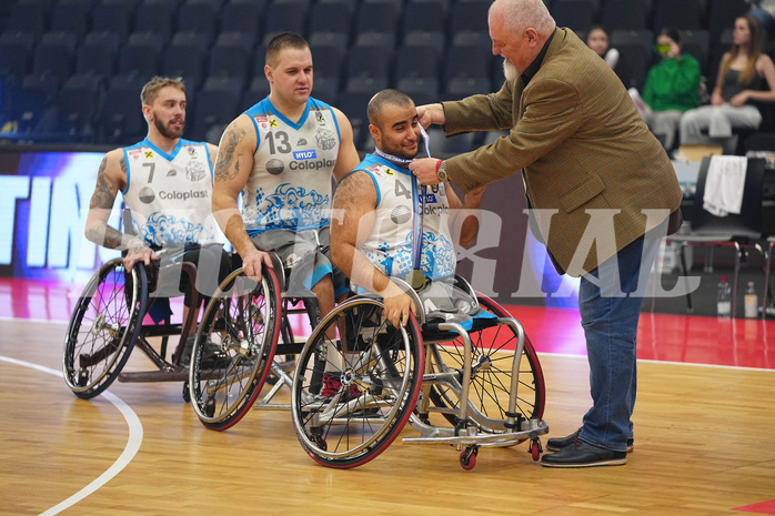Basketball Austria Cup 2025, Final Four, Rollstuhl BB Cup Finale,  Flinkstones Graz vs Sitting Bulls Klosterneuburg


