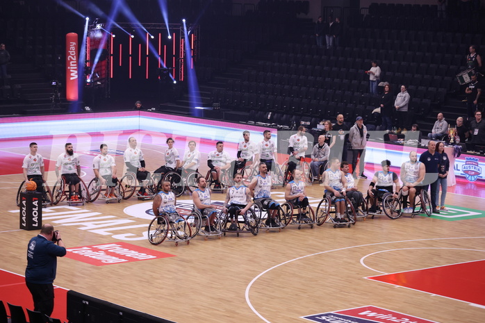19.01.2025, Graz, Raiffeisen Sportpark, Rollstuhl BB Cup 2025, Finale, Flinkstones Graz vs Sitting Bulls Klosterneuburg,  