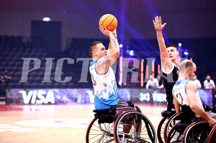 19.01.2025, Graz, Raiffeisen Sportpark, Rollstuhl BB Cup 2025, Finale, Flinkstones Graz vs Sitting Bulls Klosterneuburg,  