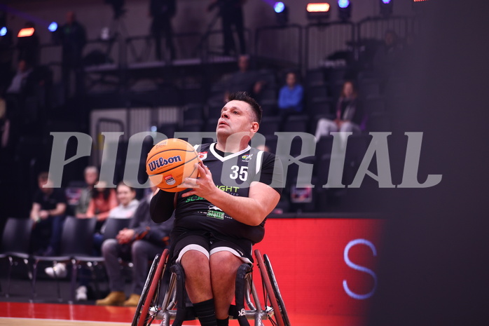19.01.2025, Graz, Raiffeisen Sportpark, Rollstuhl BB Cup 2025, Finale, Flinkstones Graz vs Sitting Bulls Klosterneuburg,  