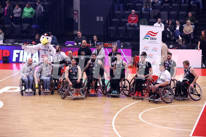 19.01.2025, Graz, Raiffeisen Sportpark, Rollstuhl BB Cup 2025, Finale, Flinkstones Graz vs Sitting Bulls Klosterneuburg,  