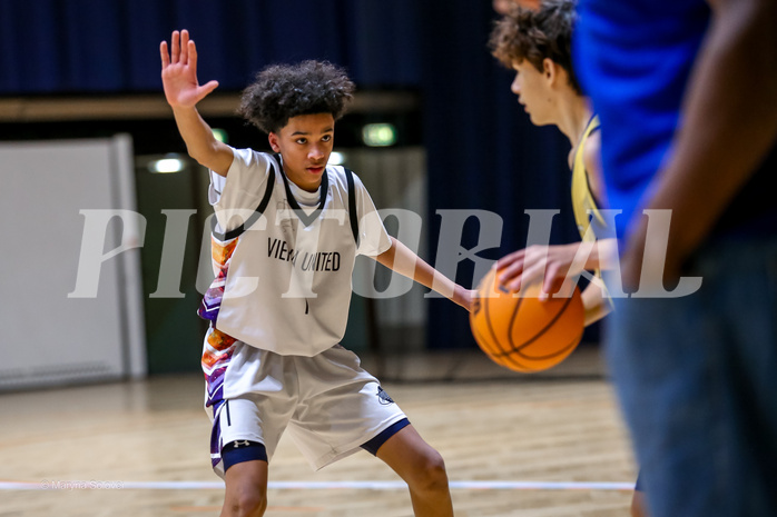 18.01.2025 Österreichischer Basketballverband 2024/25, SLMU14, Vienna United vs. Ubsc Juniors The Castle Gate