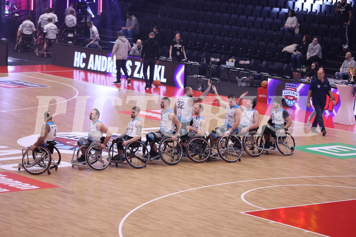 19.01.2025, Graz, Raiffeisen Sportpark, Rollstuhl BB Cup 2025, Finale, Flinkstones Graz vs Sitting Bulls Klosterneuburg,  