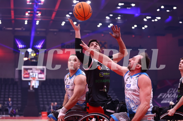 19.01.2025, Graz, Raiffeisen Sportpark, Rollstuhl BB Cup 2025, Finale, Flinkstones Graz vs Sitting Bulls Klosterneuburg,  
