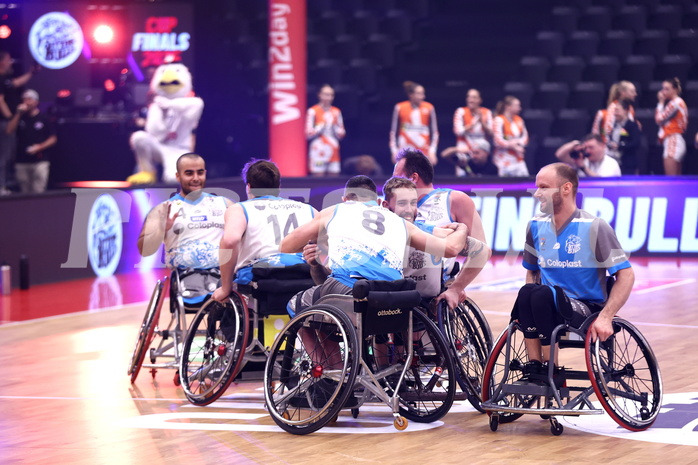 19.01.2025, Graz, Raiffeisen Sportpark, Rollstuhl BB Cup 2025, Finale, Flinkstones Graz vs Sitting Bulls Klosterneuburg,  