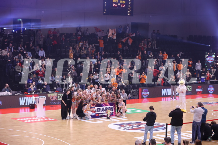 19.01.2025, Graz, Raiffeisen Sportpark, Basketball Austria Cup 2025, Final Four, Finale, Klosterneuburg Duchess vs. UBI Graz,  