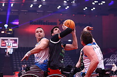 19.01.2025, Graz, Raiffeisen Sportpark, Rollstuhl BB Cup 2025, Finale, Flinkstones Graz vs Sitting Bulls Klosterneuburg,  