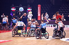 19.01.2025, Graz, Raiffeisen Sportpark, Rollstuhl BB Cup 2025, Finale, Flinkstones Graz vs Sitting Bulls Klosterneuburg,  