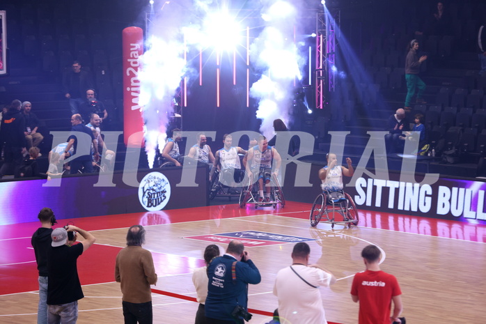 19.01.2025, Graz, Raiffeisen Sportpark, Rollstuhl BB Cup 2025, Finale, Flinkstones Graz vs Sitting Bulls Klosterneuburg,  