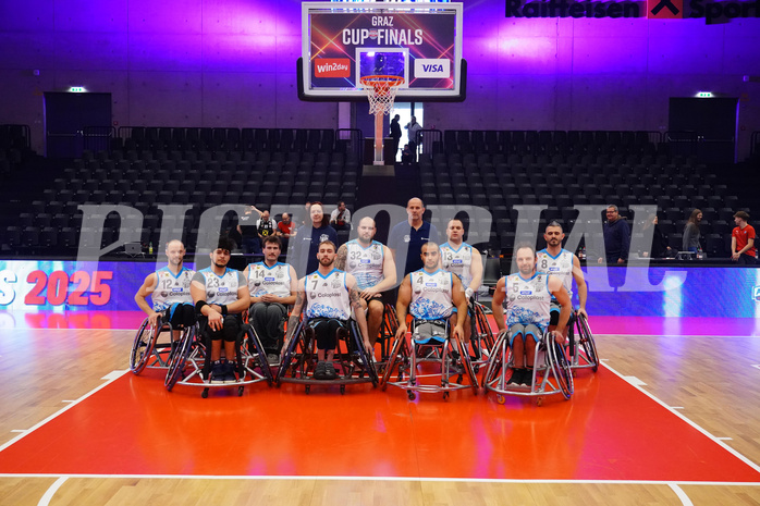 Basketball Austria Cup 2025, Final Four, Rollstuhl BB Cup Finale,  Flinkstones Graz vs Sitting Bulls Klosterneuburg


