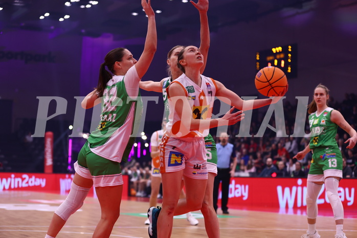 19.01.2025, Graz, Raiffeisen Sportpark, Basketball Austria Cup 2025, Final Four, Finale, Klosterneuburg Duchess vs. UBI Graz,  