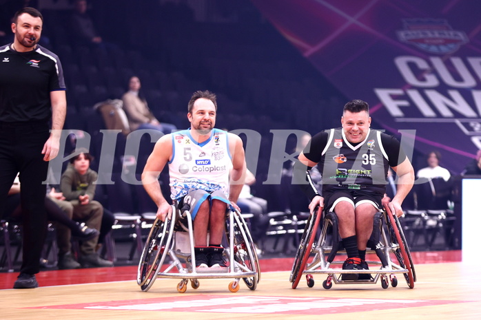 19.01.2025, Graz, Raiffeisen Sportpark, Rollstuhl BB Cup 2025, Finale, Flinkstones Graz vs Sitting Bulls Klosterneuburg,  