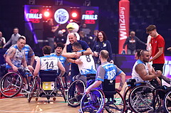 19.01.2025, Graz, Raiffeisen Sportpark, Rollstuhl BB Cup 2025, Finale, Flinkstones Graz vs Sitting Bulls Klosterneuburg,  