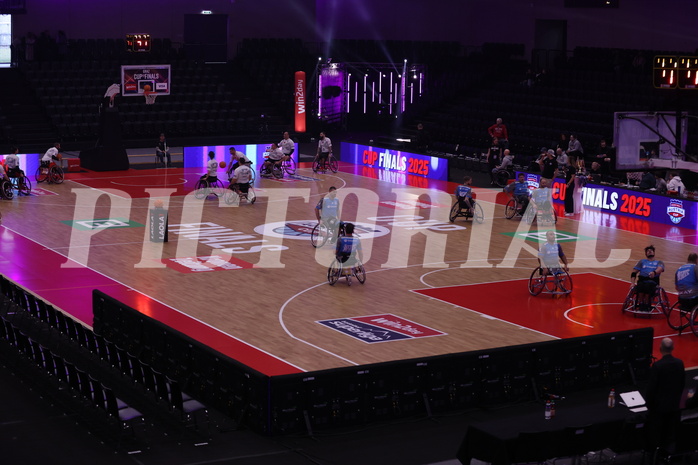19.01.2025, Graz, Raiffeisen Sportpark, Rollstuhl BB Cup 2025, Finale, Flinkstones Graz vs Sitting Bulls Klosterneuburg,  