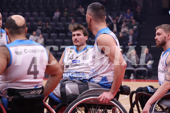 19.01.2025, Graz, Raiffeisen Sportpark, Rollstuhl BB Cup 2025, Finale, Flinkstones Graz vs Sitting Bulls Klosterneuburg,  