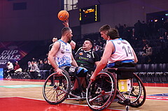 19.01.2025, Graz, Raiffeisen Sportpark, Rollstuhl BB Cup 2025, Finale, Flinkstones Graz vs Sitting Bulls Klosterneuburg,  
