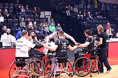 19.01.2025, Graz, Raiffeisen Sportpark, Rollstuhl BB Cup 2025, Finale, Flinkstones Graz vs Sitting Bulls Klosterneuburg,  