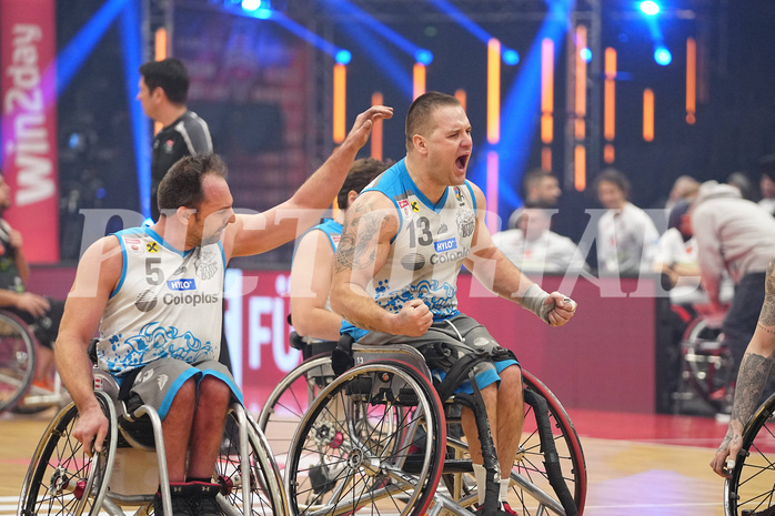 Basketball Austria Cup 2025, Final Four, Rollstuhl BB Cup Finale,  Flinkstones Graz vs Sitting Bulls Klosterneuburg


