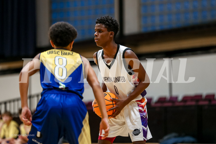 18.01.2025 Österreichischer Basketballverband 2024/25, SLMU14, Vienna United vs. Ubsc Juniors The Castle Gate