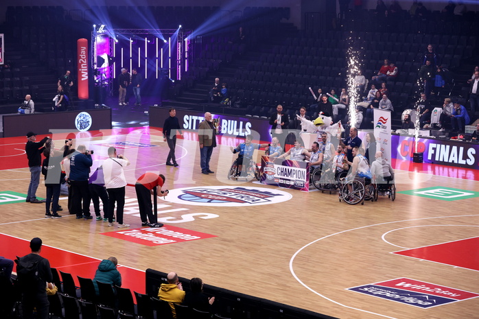 19.01.2025, Graz, Raiffeisen Sportpark, Rollstuhl BB Cup 2025, Finale, Flinkstones Graz vs Sitting Bulls Klosterneuburg,  