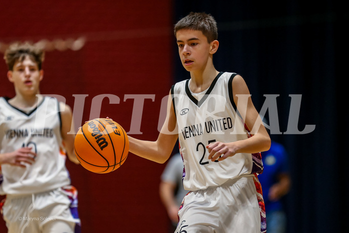 18.01.2025 Österreichischer Basketballverband 2024/25, SLMU14, Vienna United vs. Ubsc Juniors The Castle Gate