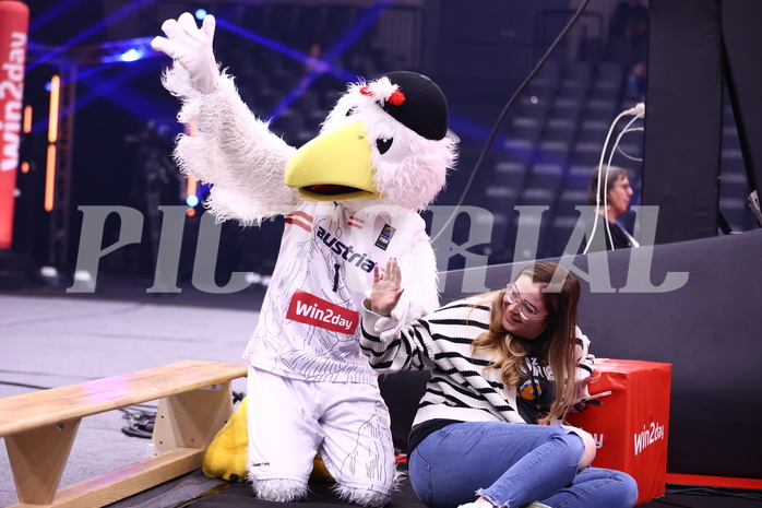 19.01.2025, Graz, Raiffeisen Sportpark, Rollstuhl BB Cup 2025, Finale, Flinkstones Graz vs Sitting Bulls Klosterneuburg,  