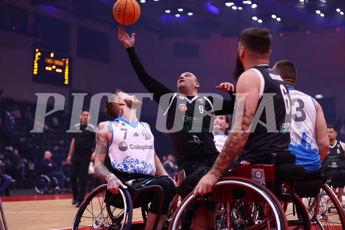 19.01.2025, Graz, Raiffeisen Sportpark, Rollstuhl BB Cup 2025, Finale, Flinkstones Graz vs Sitting Bulls Klosterneuburg,  
