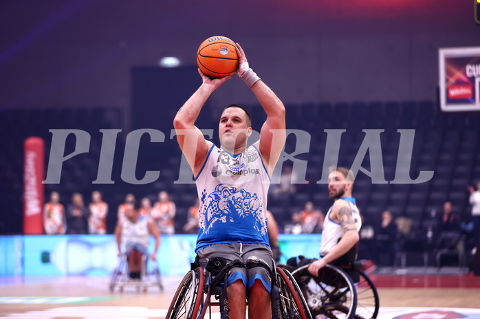 19.01.2025, Graz, Raiffeisen Sportpark, Rollstuhl BB Cup 2025, Finale, Flinkstones Graz vs Sitting Bulls Klosterneuburg,  