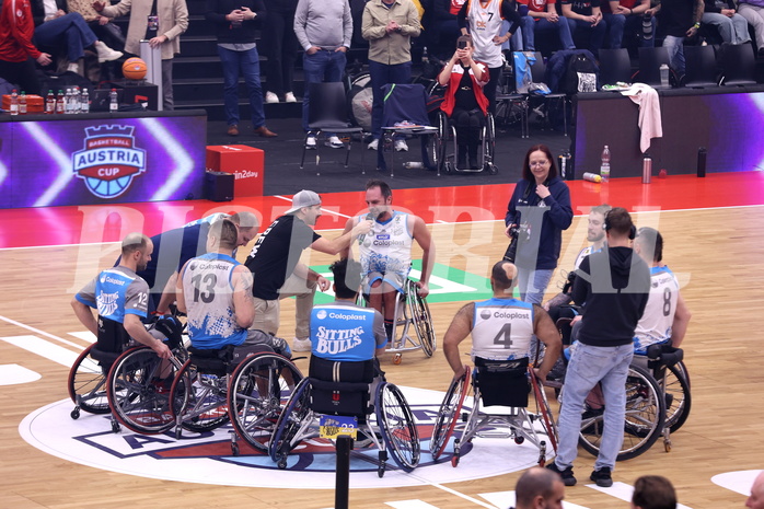 19.01.2025, Graz, Raiffeisen Sportpark, Rollstuhl BB Cup 2025, Finale, Flinkstones Graz vs Sitting Bulls Klosterneuburg,  