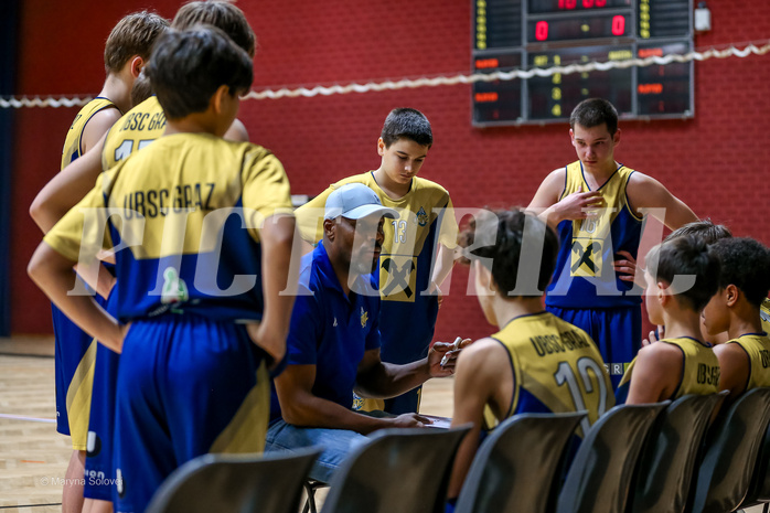 18.01.2025 Österreichischer Basketballverband 2024/25, SLMU14, Vienna United vs. Ubsc Juniors The Castle Gate