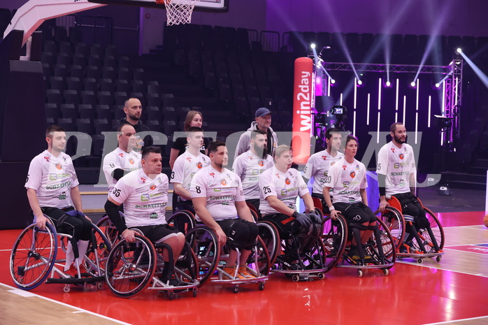 19.01.2025, Graz, Raiffeisen Sportpark, Rollstuhl BB Cup 2025, Finale, Flinkstones Graz vs Sitting Bulls Klosterneuburg,  