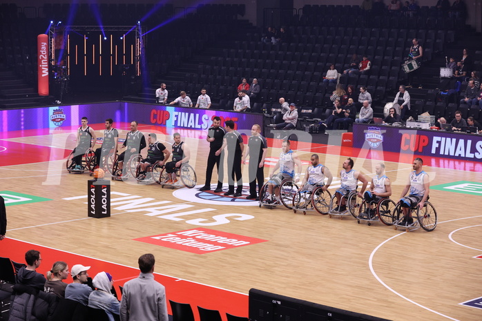 19.01.2025, Graz, Raiffeisen Sportpark, Rollstuhl BB Cup 2025, Finale, Flinkstones Graz vs Sitting Bulls Klosterneuburg,  