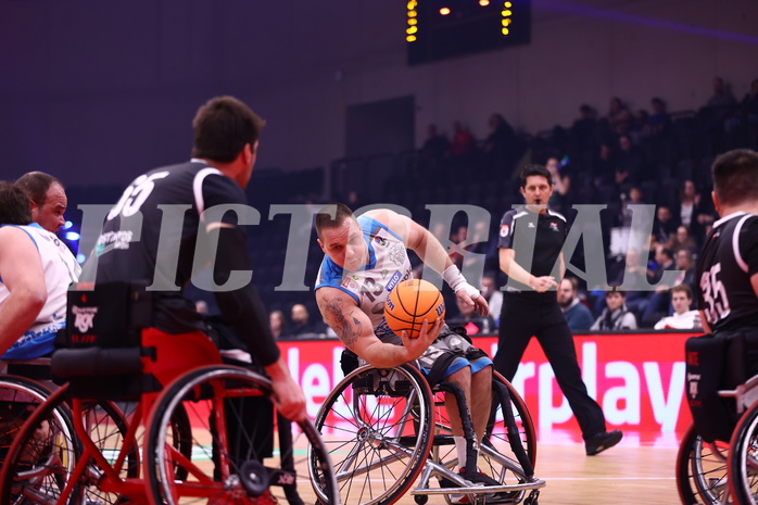 19.01.2025, Graz, Raiffeisen Sportpark, Rollstuhl BB Cup 2025, Finale, Flinkstones Graz vs Sitting Bulls Klosterneuburg,  