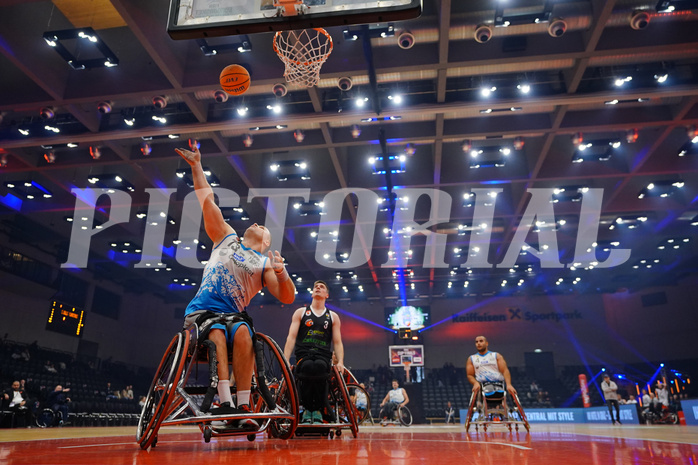Basketball Austria Cup 2025, Final Four, Rollstuhl BB Cup Finale,  Flinkstones Graz vs Sitting Bulls Klosterneuburg



