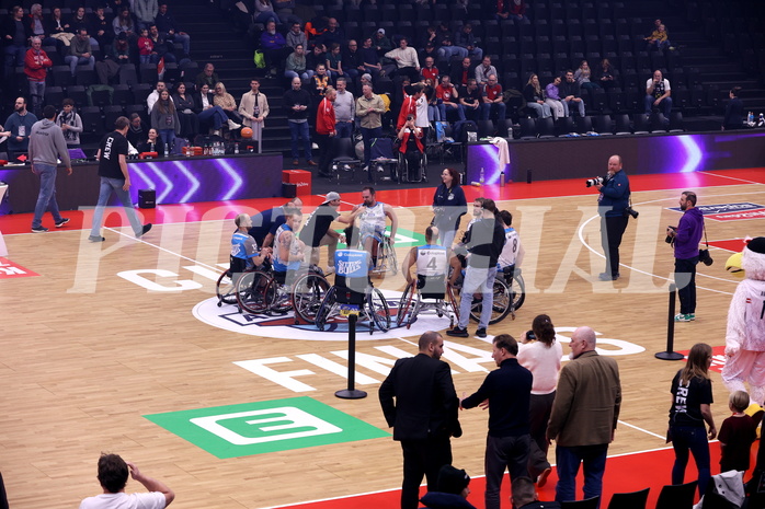 19.01.2025, Graz, Raiffeisen Sportpark, Rollstuhl BB Cup 2025, Finale, Flinkstones Graz vs Sitting Bulls Klosterneuburg,  