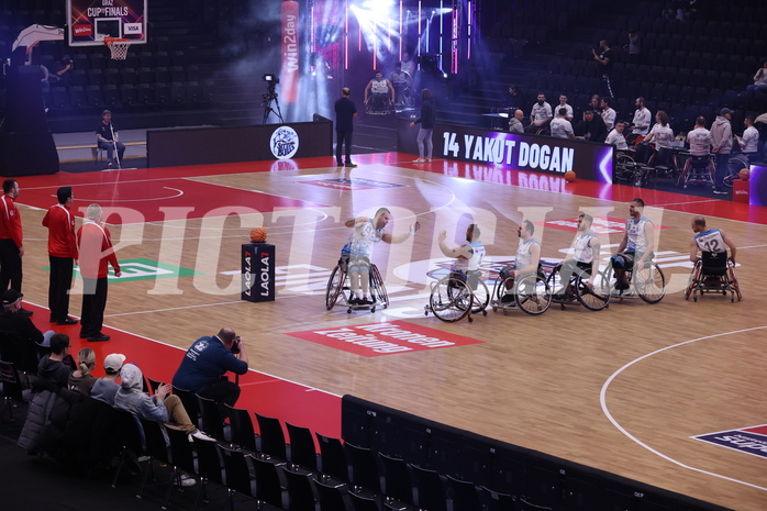19.01.2025, Graz, Raiffeisen Sportpark, Rollstuhl BB Cup 2025, Finale, Flinkstones Graz vs Sitting Bulls Klosterneuburg,  