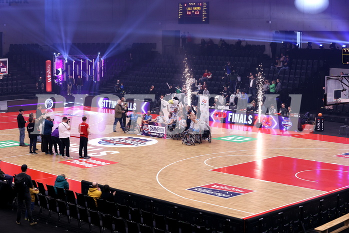 19.01.2025, Graz, Raiffeisen Sportpark, Rollstuhl BB Cup 2025, Finale, Flinkstones Graz vs Sitting Bulls Klosterneuburg,  