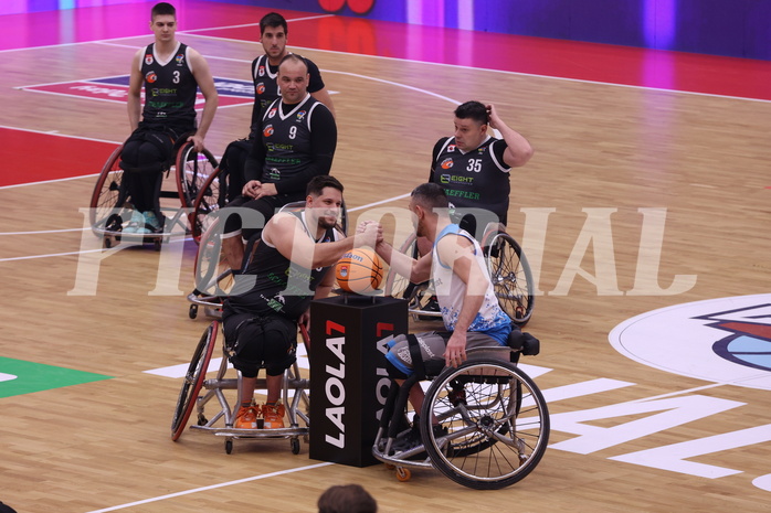 19.01.2025, Graz, Raiffeisen Sportpark, Rollstuhl BB Cup 2025, Finale, Flinkstones Graz vs Sitting Bulls Klosterneuburg,  