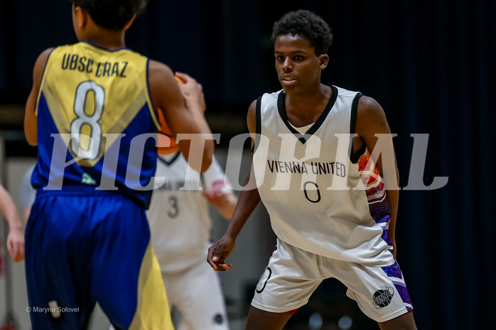18.01.2025 Österreichischer Basketballverband 2024/25, SLMU14, Vienna United vs. Ubsc Juniors The Castle Gate