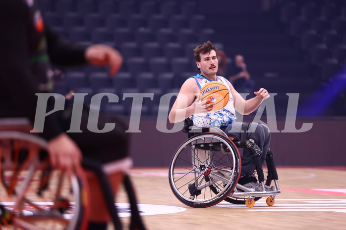 19.01.2025, Graz, Raiffeisen Sportpark, Rollstuhl BB Cup 2025, Finale, Flinkstones Graz vs Sitting Bulls Klosterneuburg,  