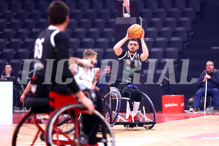 19.01.2025, Graz, Raiffeisen Sportpark, Rollstuhl BB Cup 2025, Finale, Flinkstones Graz vs Sitting Bulls Klosterneuburg,  
