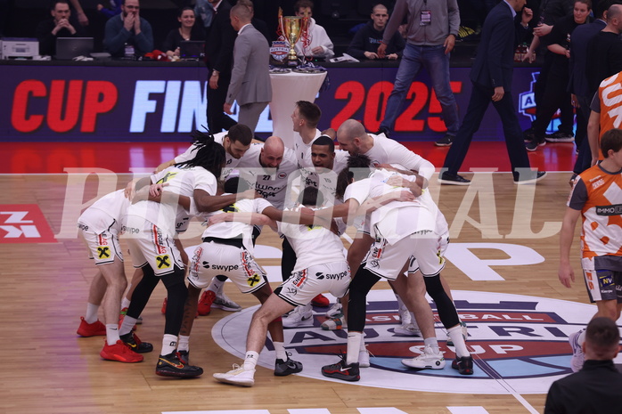 19.01.2025, Graz, Raiffeisen Sportpark, Basketball Austria Cup 2025, Final Four, Finale, Flyer Wels vs. Klosterneuburg Dukes,  