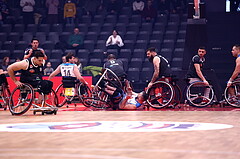 19.01.2025, Graz, Raiffeisen Sportpark, Rollstuhl BB Cup 2025, Finale, Flinkstones Graz vs Sitting Bulls Klosterneuburg,  