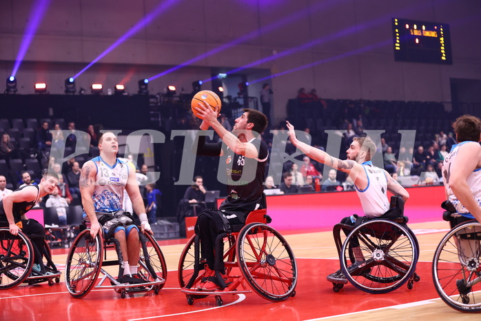 19.01.2025, Graz, Raiffeisen Sportpark, Rollstuhl BB Cup 2025, Finale, Flinkstones Graz vs Sitting Bulls Klosterneuburg,  